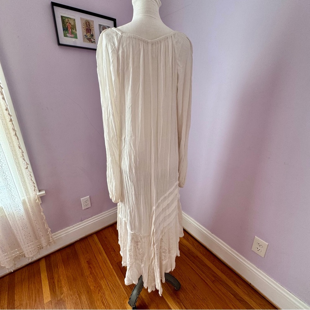 Free People Elegant White Maxi Dress - Picture 5 of 16